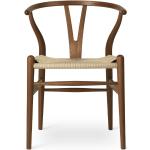 Mahagonifarbene Skandinavische Carl Hansen & Søn CH24 Stühle aus Holz Breite 50-100cm, Höhe 50-100cm, Tiefe 50-100cm 