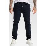 Blaue Unifarbene Carlo Colucci 5-Pocket Jeans aus Denim für Herren 