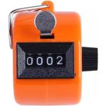 Carlso 6X Handzähler, Counter, Klicker, Personenzähler, Schlagzähler, Wurfzähler (orange)