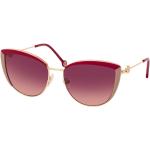 Rote Carolina Herrera Cateye Sonnenbrillen aus Metall für Damen 