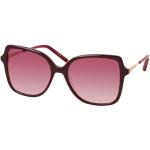 Rote Carolina Herrera Cateye Sonnenbrillen aus Kunststoff für Damen 