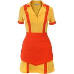 Caroline & Max Kostüm für 2 Broke Girls Fans | Diner Uniform mit Schürze | Größe: L