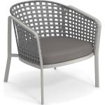 Graue Melierte EMU Gartenmöbel Designer Stühle aus Polyrattan Outdoor 