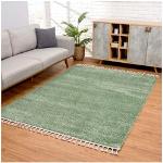 Reduzierte Grüne Carpet City Shaggy Teppiche aus Polypropylen 300x400 