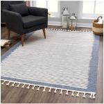 Reduzierte Blaue Moderne Carpet City Zottelteppiche aus Polypropylen 140x200 