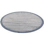 Reduzierte Blaue Moderne Carpet City Runde Runde Teppiche 200 cm aus Polypropylen 