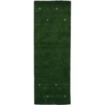 Reduzierte Grüne Unifarbene Runde Orientteppiche 80 cm aus Wolle 