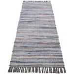 Reduzierte Graue Abstrakte Moderne Kelim Teppiche aus Textil Breite 50-100cm, Höhe 400-450cm, Tiefe 400-450cm 