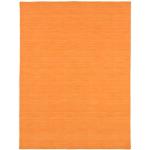 Reduzierte Orange Rechteckige Kelim Teppiche aus Wolle 