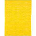 Gelbe Unifarbene Rechteckige Kelim Teppiche schmutzabweisend 