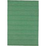 Grüne Unifarbene Rechteckige Kelim Teppiche aus Wolle schmutzabweisend 
