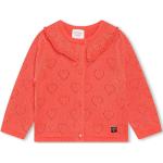 Reduzierte Rote Carrément Beau Rundhals-Ausschnitt Kinderübergangsjacken aus Baumwolle für Mädchen Größe 116 