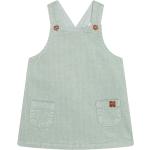 Reduzierte Grüne Carrément Beau Kinderlatzkleider mit Knopf aus Baumwolle für Mädchen Größe 110 