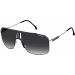 Blaue CARRERA Rechteckige Rechteckige Sonnenbrillen aus Metall für Herren 
