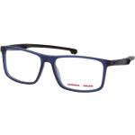 Blaue CARRERA Rechteckige Kunststoffbrillen für Herren 