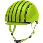 Carrera Fahrradhelm Helm Schutzhelm grün Foldable Crit Visier dehnbar 