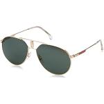 Carrera Unisex 1025/s Sunglasses, PEF/QT Gold Green, 59