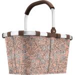 Rosa Geflochtene Elegante Reisenthel Carrybag Einkaufskörbe mit Reißverschluss aus Kunstfaser 