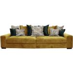 Gelbe Carryhome Big Sofas & XXL Sofas aus Textil Breite 250-300cm, Höhe 250-300cm, Tiefe 50-100cm 3 Personen 