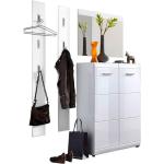 Weiße Moderne Carryhome Garderoben Sets & Kompaktgarderoben Breite 100-150cm, Höhe 200-250cm, Tiefe 0-50cm 4-teilig 