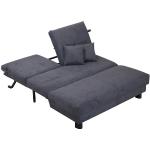 Graue Carryhome Zweisitzer-Sofas aus Textil Breite 100-150cm, Höhe 100-150cm, Tiefe 50-100cm 2 Personen 