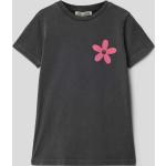 Schwarze Motiv Cars Jeans Kinder T-Shirts aus Baumwolle für Mädchen Größe 164 