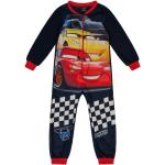 Motiv Cars Jeans Cars Lightning McQueen Kinderschlafoveralls aus Fleece für Jungen Größe 122 