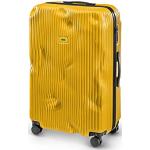 Carsh Baggage - Trolley Stripe Line - Großes Gepäck - 4 Räder - 100 Liter (Yellow)