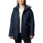Blaue Wasserdichte Atmungsaktive Columbia Carson Pass 3-in-1 Jacken mit Reißverschluss aus Nylon für Damen Größe S 