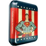 Cartamundi DC Comics Superman Spielkarten in geprägter Retro-Dose, Metall