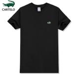 Schwarze Bestickte Langärmelige T-Shirts aus Baumwolle mit Kapuze für Damen Größe XXL für den für den Sommer 