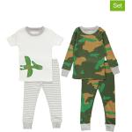 Reduzierte Khakifarbene Carter's Kinderschlafanzüge & Kinderpyjamas aus Baumwolle Größe 74 2-teilig 
