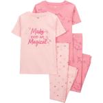Reduzierte Pinke Carter's Kinderschlafanzüge & Kinderpyjamas aus Baumwolle für Mädchen Größe 134 2-teilig 