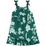 Reduzierte Grüne Blumenmuster Carter's Trägerkleider aus Baumwolle für Damen Übergrößen 