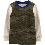 Reduzierte Braune Camouflage Carter's Rundhals-Ausschnitt Herrensweatshirts Größe 7 XL 