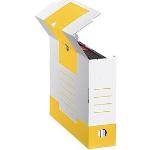 Gelbe Archivboxen 10-teilig 