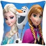 Cartoon Home Anime Schlafzimmer Elsa Kissenbezüge Olaf Sofa Couch Dekorative Quadratische Die Eiskönigin Kissenbezug 45,7 x 45,7 cm