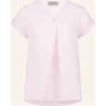 Rosa Cartoon V-Ausschnitt Blusenshirts & Schlusen aus Baumwolle für Damen Größe S für den für den Sommer 