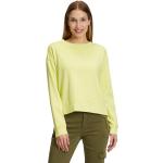 Reduzierte Limettengrüne Cartoon Rundhals-Ausschnitt Damensweatshirts aus Baumwolle Größe L 