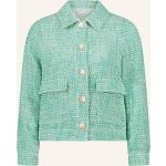 Grüne Cartoon Mini Kurzjacken & Cropped-Jackets aus Polyester für Damen Größe M 