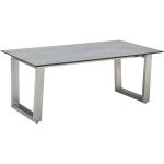 Reduzierte Silberne Runde Lounge Tische 60 cm aus Edelstahl Breite 50-100cm, Höhe 50-100cm, Tiefe 100-150cm 