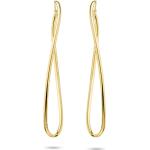 Goldene Elegante Muschel-Ohrringe & Perlmutt-Ohrringe mit Ländermotiv aus Silber 14 Karat für Damen 