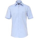 Blaue Unifarbene Business Kurzärmelige CasaModa Kentkragen Hemden mit Kent-Kragen aus Baumwolle für Herren Größe L 