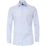 Blaue Unifarbene Business Langärmelige CasaModa Kentkragen Hemden mit Kent-Kragen aus Baumwolle für Herren Größe L 
