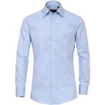 Blaue Business Langärmelige Kentkragen Hemden mit Kent-Kragen aus Baumwolle für Herren Größe L 