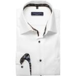 Unifarbene Langärmelige CasaModa Kentkragen Hemden mit Kent-Kragen aus Baumwolle für Herren Größe 6 XL 