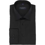 Schwarze Langärmelige CasaModa Kentkragen Hemden mit Kent-Kragen aus Baumwolle für Herren Größe 6 XL 