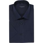 Marineblaue Kurzärmelige CasaModa Kentkragen Hemden mit Kent-Kragen aus Baumwolle für Herren Größe 6 XL 