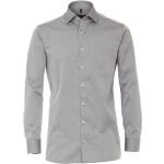 Reduzierte Graue Langärmelige CasaModa Kentkragen Hemden mit Kent-Kragen aus Baumwolle für Herren Größe 5 XL 
