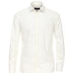 Beige Unifarbene Langärmelige CasaModa Kentkragen Hemden mit Kent-Kragen aus Baumwolle für Herren für den für den Frühling 